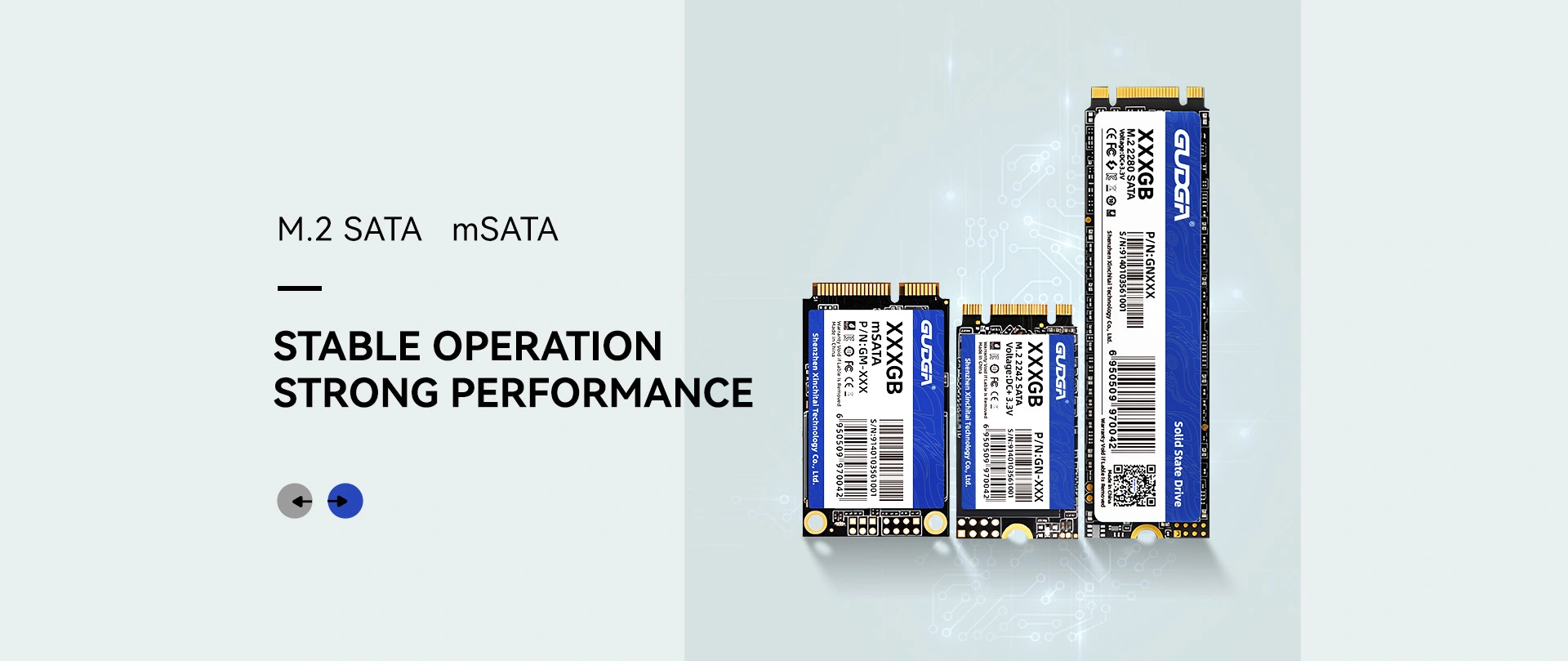 Kina Rabatt M.2 SATA SSD-produsent