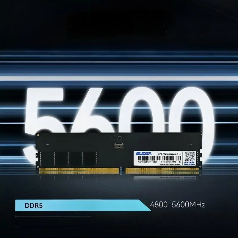 DDR5 UDIMM RAM 5600MHz 6000MHz Oppgraderingsminne for skrivebord