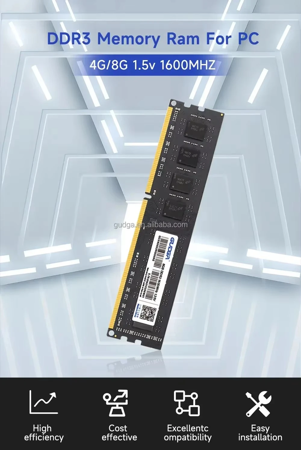 Computer Parts DDR3 1600MHZ Desktop RAM